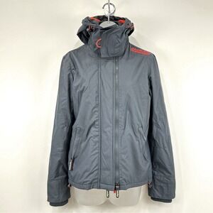 Superdry Japan Jacket Women's S Gray Arctic WindCheater‎ Outdoor Snow Nylon
